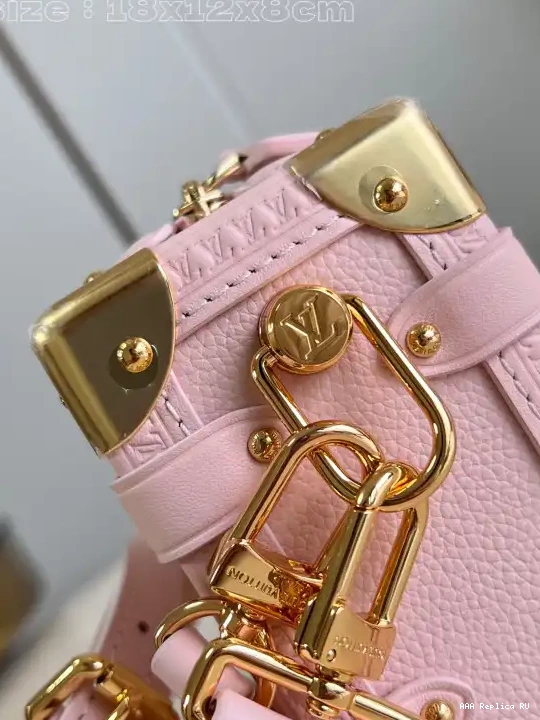 Aaa replica bags VUITTON PM-18*12.5*8CM Side Trunk LOUIS 0508
